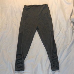 Gray Cropped Leggings